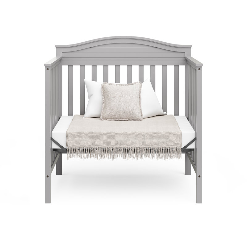Graco Stella 4in1 Mini Convertible Crib with Mattress & Reviews Wayfair